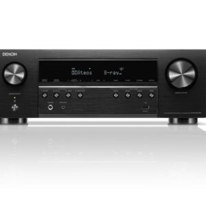 DENON AVR-S770H 7.2 Ch Home Theater Receiver (2023 Model) - 8K UHD HDMI Receiver (75W X 7), Wireless Streaming via Built-in HEOS, Bluetooth & Wi-Fi, Dolby TrueHD, DTS Neural:X &...