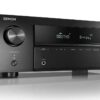 Denon AVR-X250BT 5.1 Ch. 4K Ultra HD AV Receiver with Bluetooth (Black)