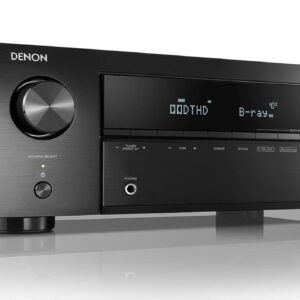 Denon AVR-X250BT 5.1 Ch. 4K Ultra HD AV Receiver with Bluetooth (Black)