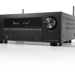 Denon AVR-X2800H, 7.2ch, WiFi, Blutooth, 8K, 3D Audio, Dolby Atmos and DTS:X AV Receiver with HEOS® Built-in (Black)