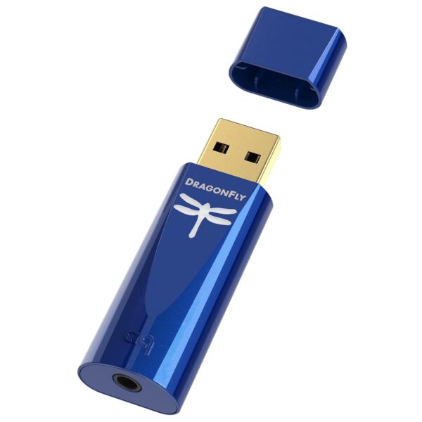 Audioquest Dragonfly Cobalt Usb Digital to Analog Converter, Preamplifier, Headphone Amplifier