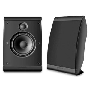 Polk Audio OWM3 100 Watt 2.0 Channel On-Wall Wired Speaker (Black)