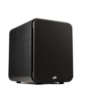 Polk Audio Signature Elite ES10 Subwoofer (Black), 10" Long-Throw Woofer with Mineral-Filled Polymer Cone, 200W Class D Amplifier, Front Firing Home Subwoofer, Time-Smart Phase...