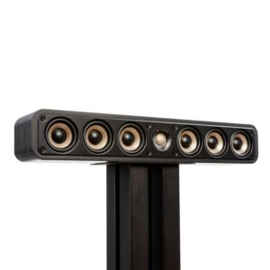 Polk Audio Signature Elite ES35 Slim Center Channel Wired Speaker 150w, 1" Tweeter & (6) 3" Woofers, Dual Power Port (Each) Black