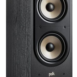 Polk Audio Signature Elite Es60 Tower Speaker-Hi-Res Audio Certified And Dolby Atmos & Dts:X Compatible,1" Tweeter & Three 6.5" Woofers,Power Port Technology For Effortless...