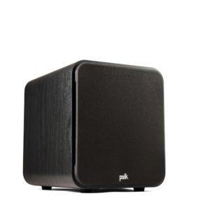 Polk Audio Signature Elite ES8 Subwoofer (Black), 8" Long-Throw Woofer with Mineral-Filled Polymer Cone, 100W Class D Amplifier, Front Firing Home Subwoofer, Time-Smart Phase...