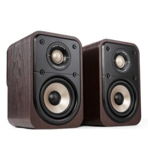 Polk Signature Elite ES10 Surround Loudspeaker - Hi-Res Audio Certified, Dolby Atmos & DTS:X Compatible, 1" Tweeter & 4" Woofer, Power Port Technology for Effortless Bass (Pair,...