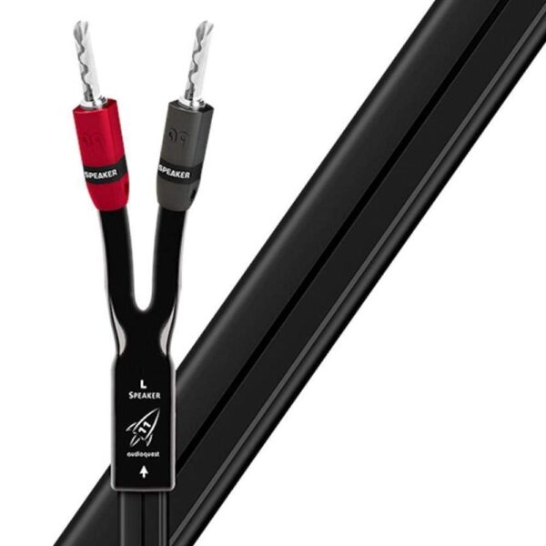 AudioQuest Rocket 11 Speaker Wire - 8FT. Pair - Silver Banana Plugs - Full Range