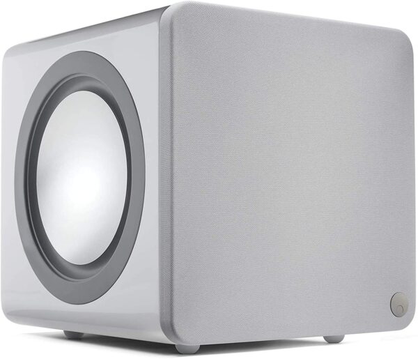 Cambridge Audio Minx X201 200W RMS Ultra-Compact Powered Subwoofer - High Gloss White